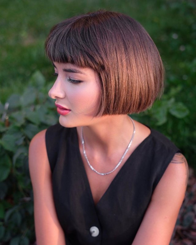 Урсула Корберо каре с челкой