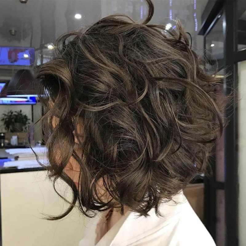 Кудри на удлиненное каре