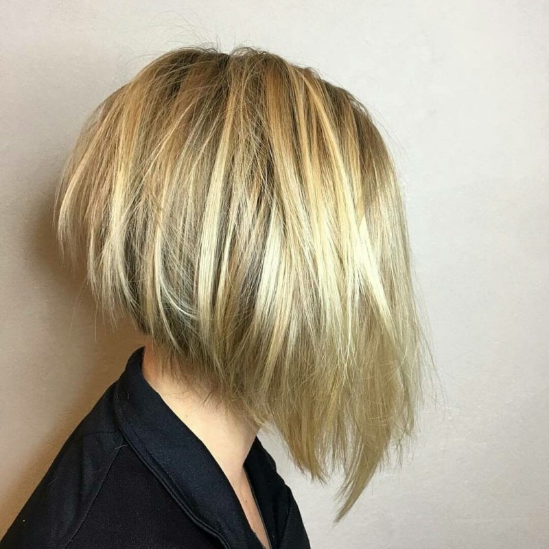 Choppy Bob прическа