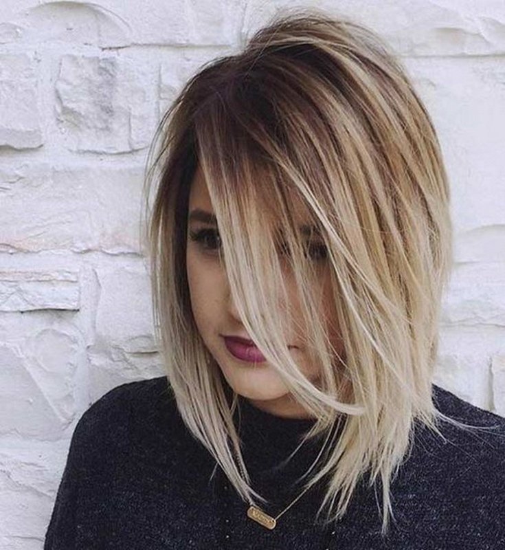 Шатуш балаяж на удлиненное каре