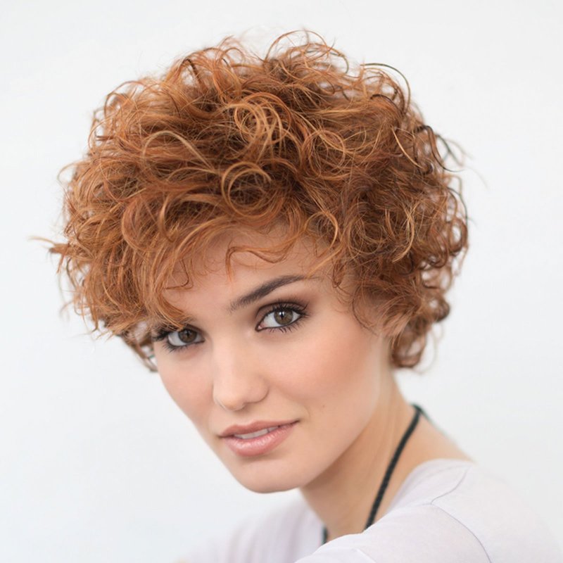 Кудряшки на короткие волосы
