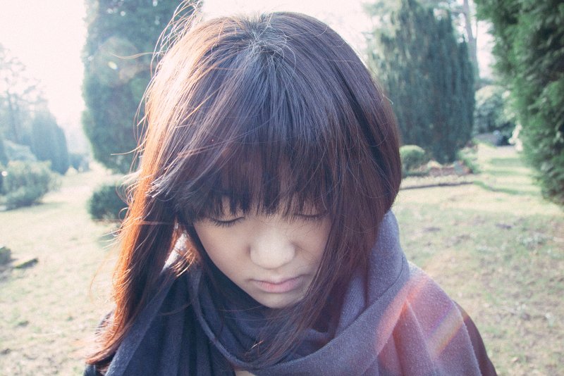 Youth girls nature