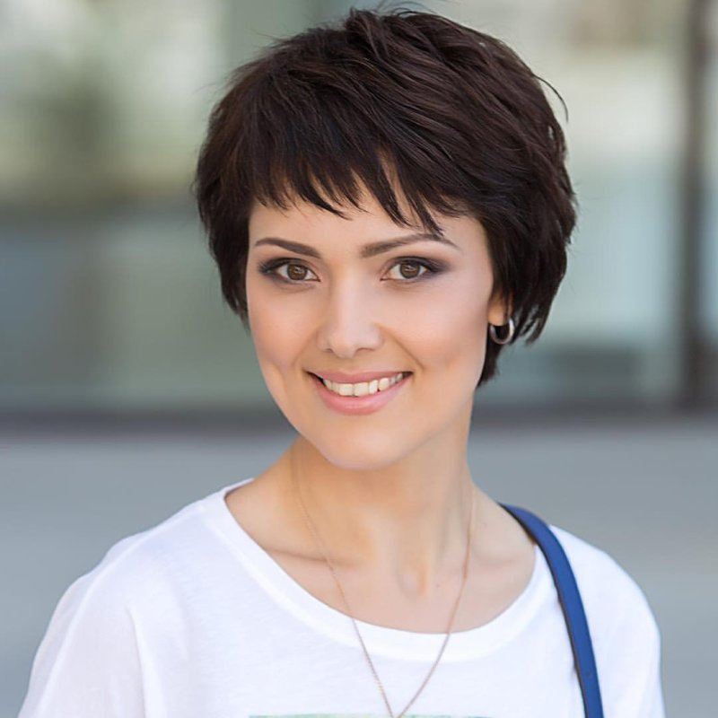 Ирина Генриховна Ротар короткая стрижка