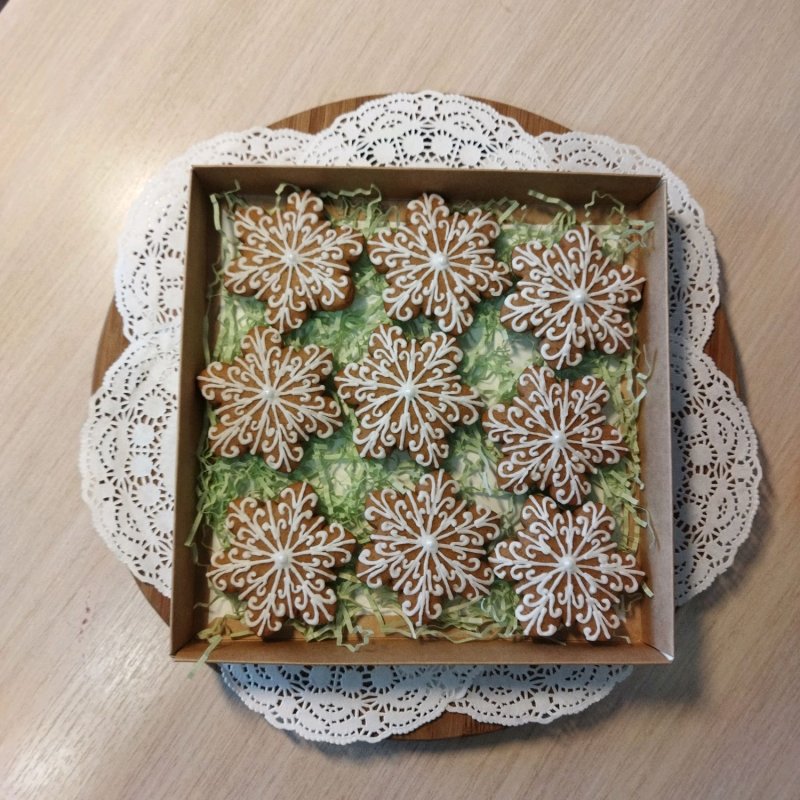 Имбирные снежинки