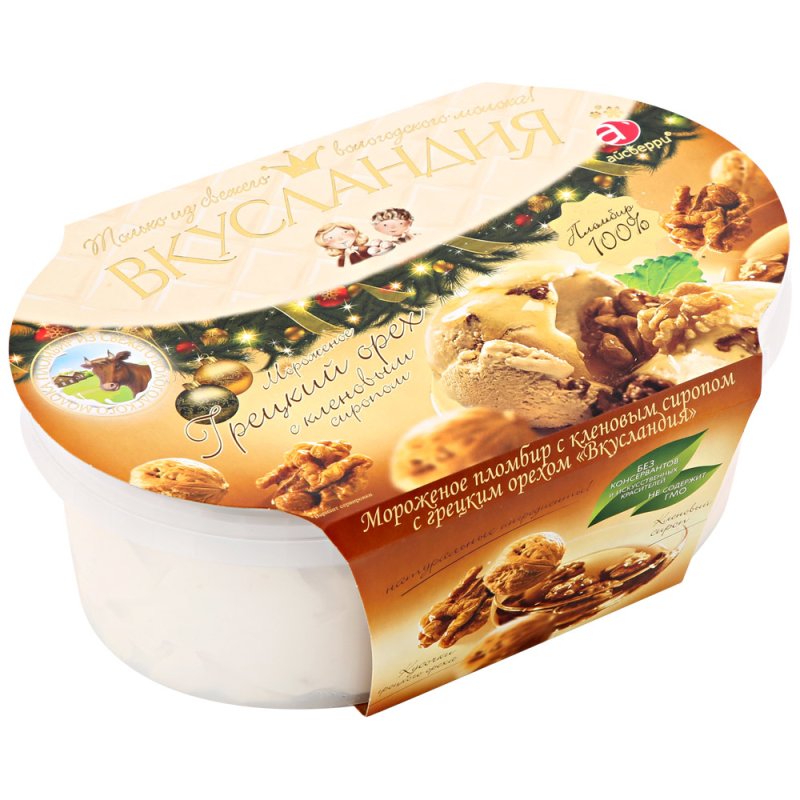 Пломбир Вкусландия Айсберри, 450 г