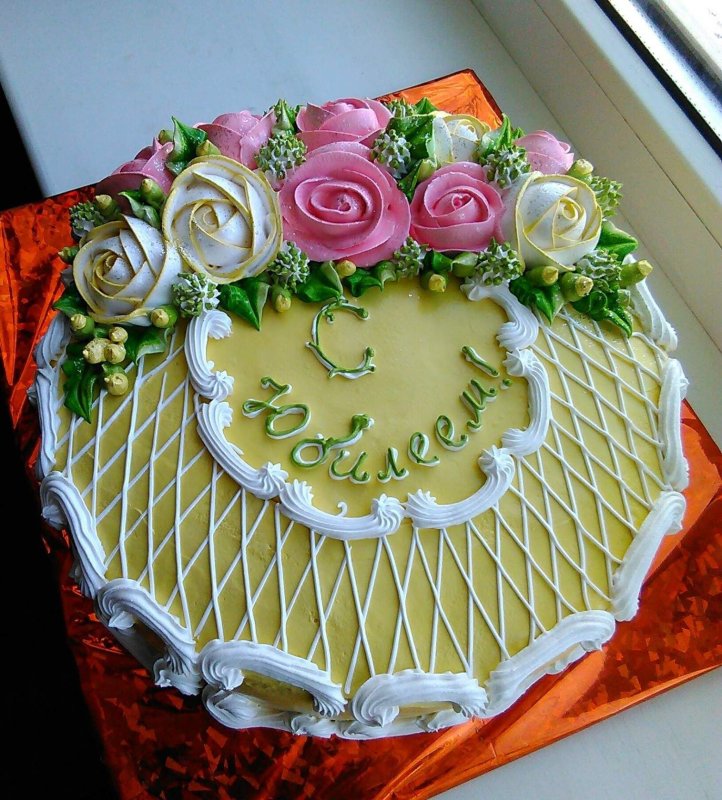 Свадебный торт с кольцами
