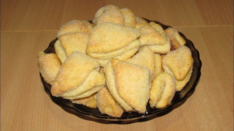 Творожное печенье треугольники