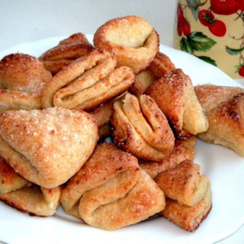 Творожное печенье формочками