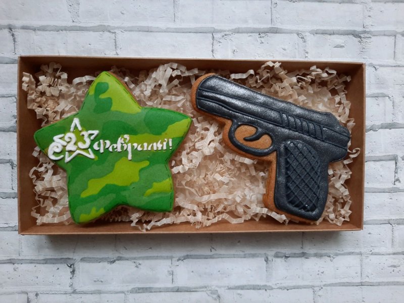 Имбирный пряник пистолет