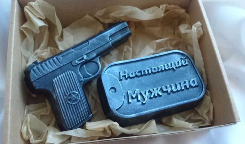 Набор мыла пистолет