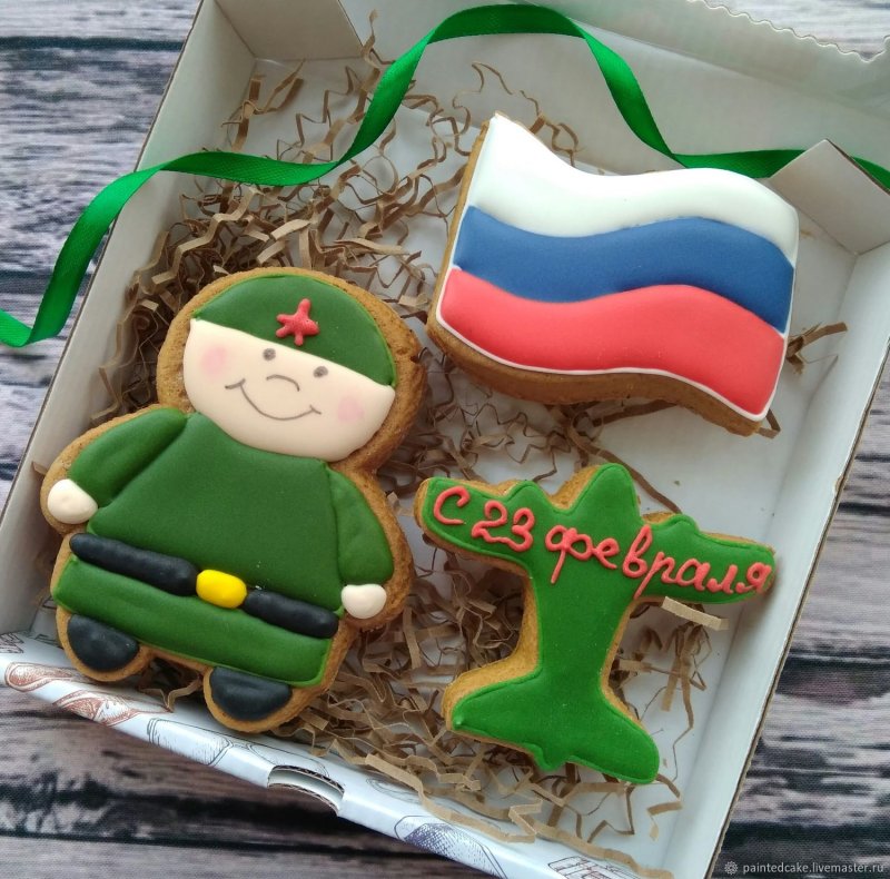 Пряничные наборы на 23 февраля