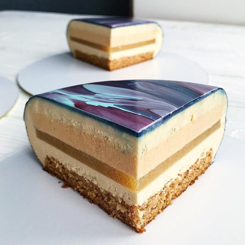 Муссовые пирожные сердечки