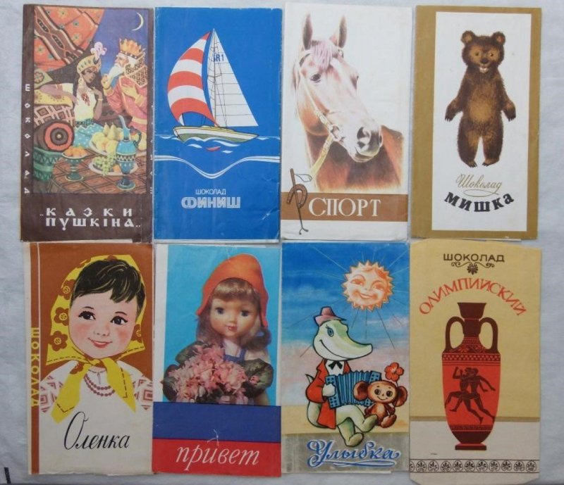 Советский шоколад в фольге
