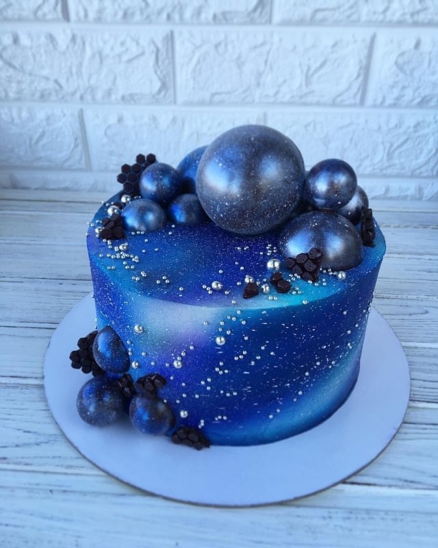 Муссовый космос зеркальная глазурь