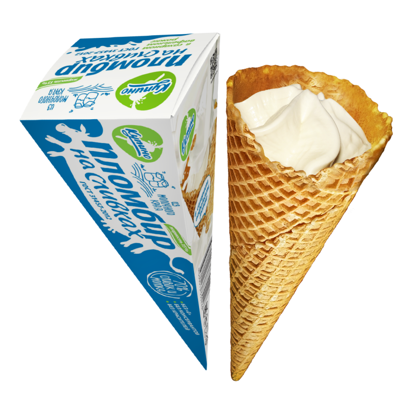 Мороженое чистая линия эскимо пломбир