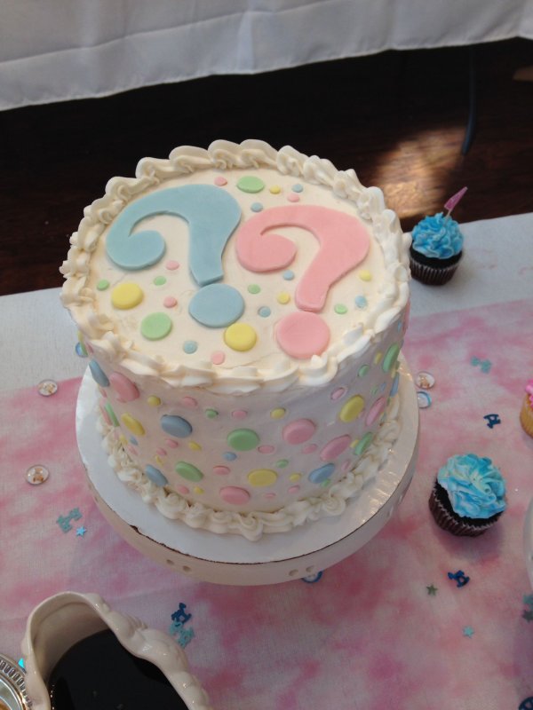 Gender Reveal торт