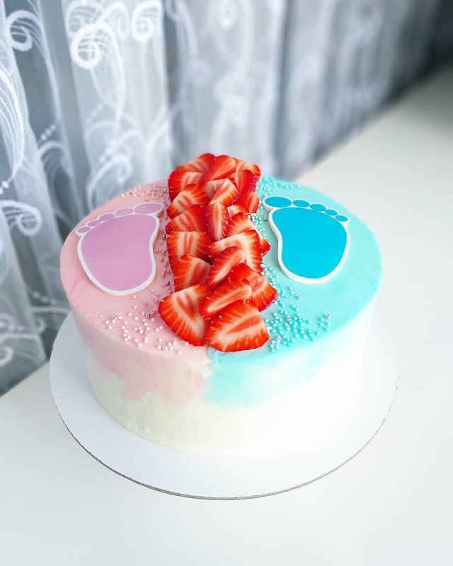 Gender Reveal торт