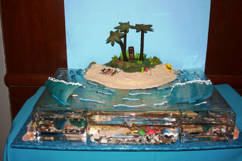 Муссовый торт морской