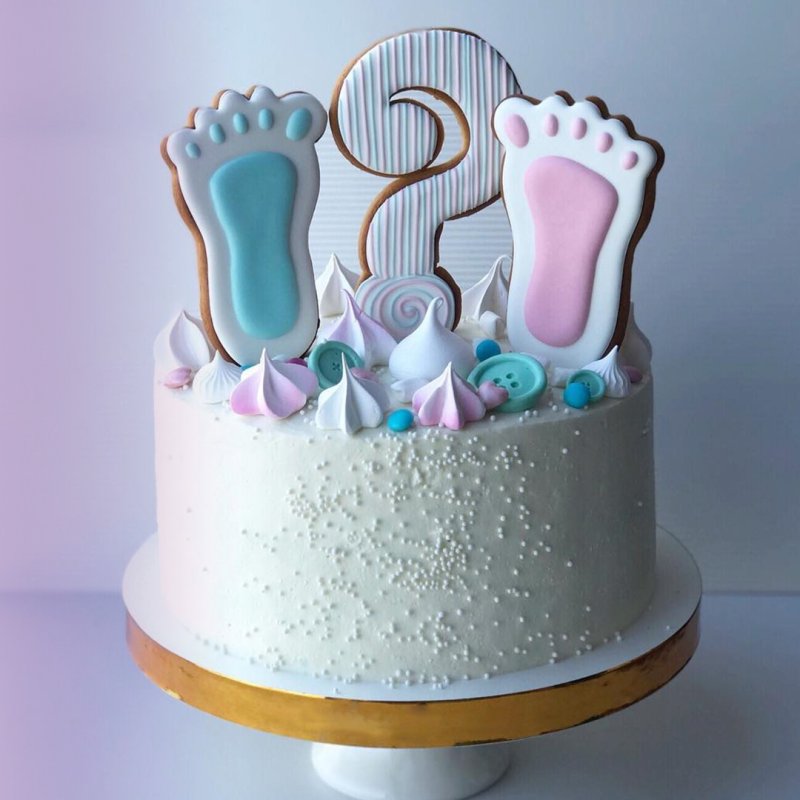Gender Reveal Party торт