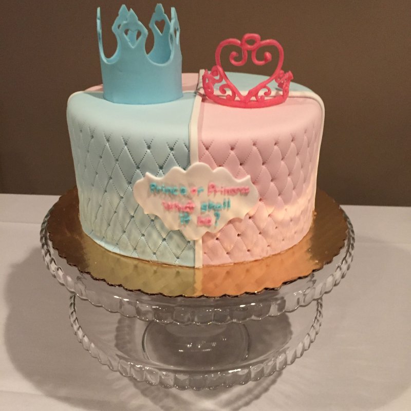 Gender Reveal Party торт