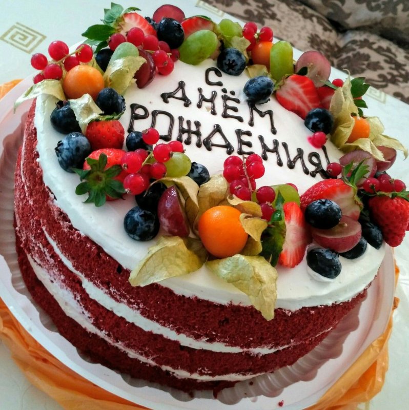 Торт красный бархат