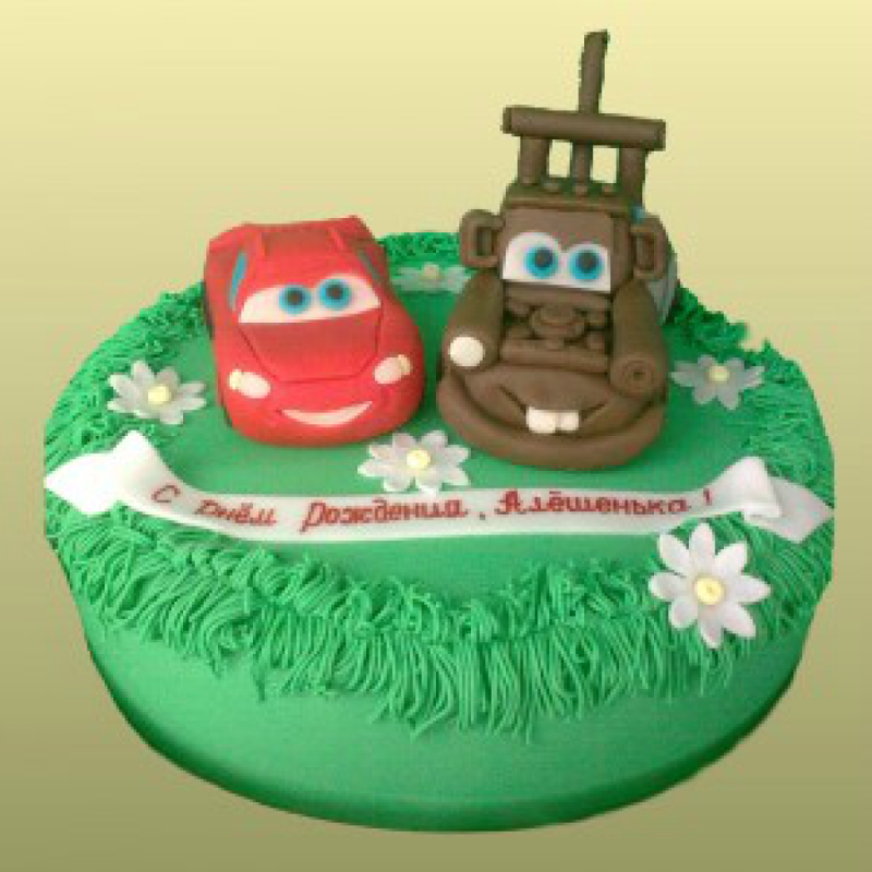 Украшение торта мастикой для мальчика