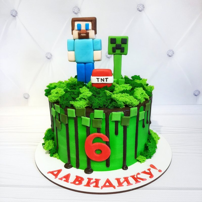 Пряники в стиле майнкрафт