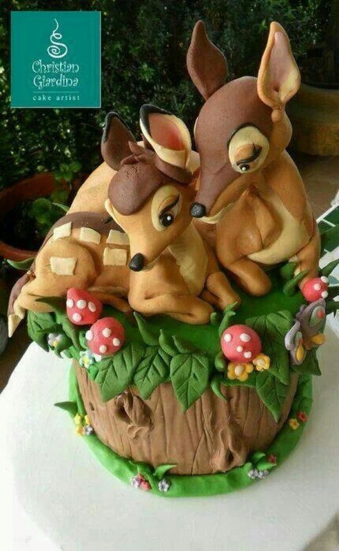 Фигурки олень на тортик