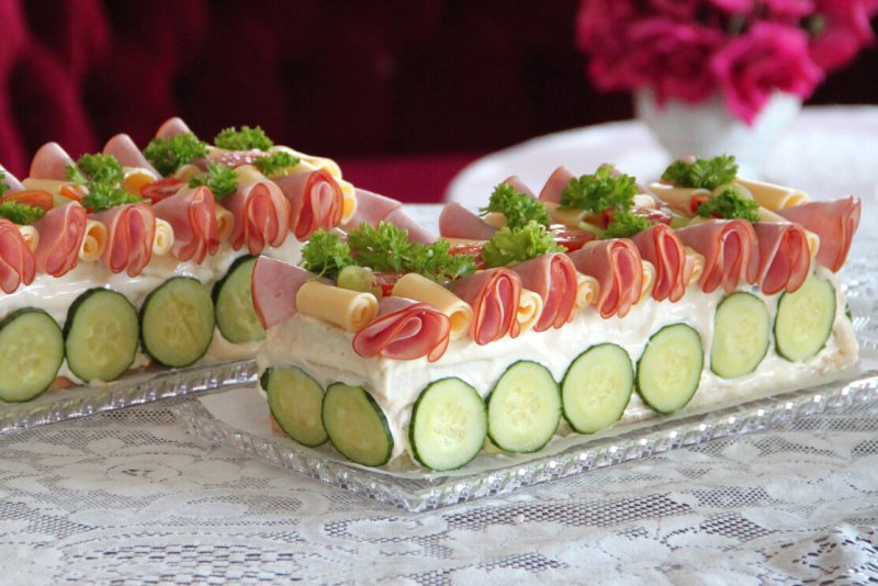 Украшения для торта из печени