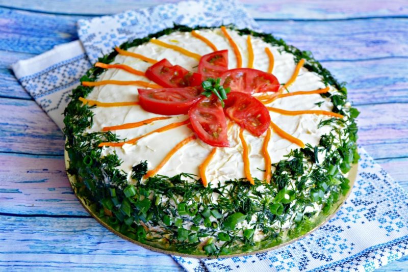 Мясной торт для мужчины