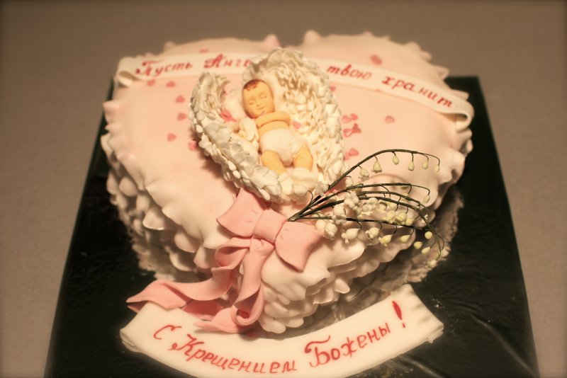 Необычные торты на крещение