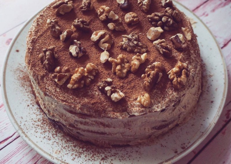 Вкусный торт из коржей Невский