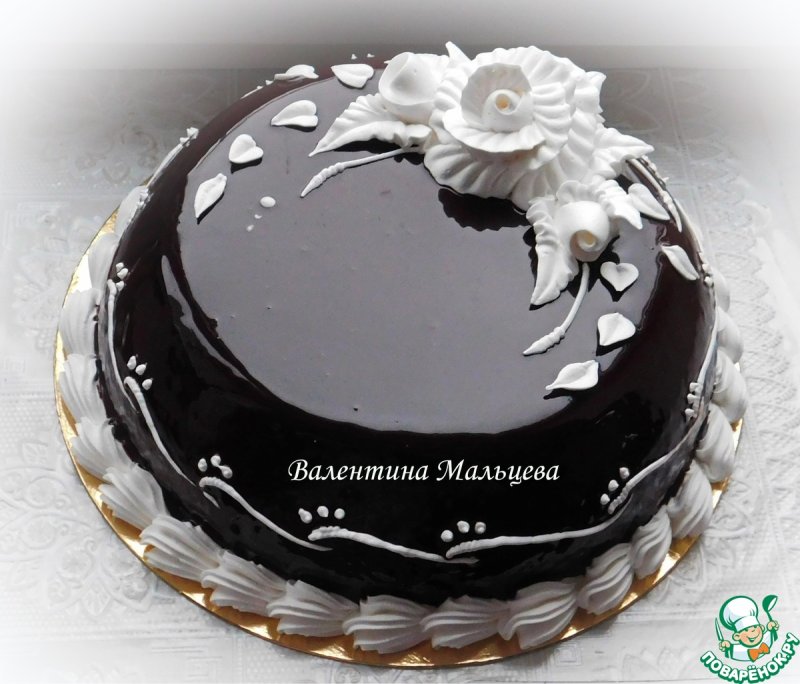 Торт Птичье молоко красивый
