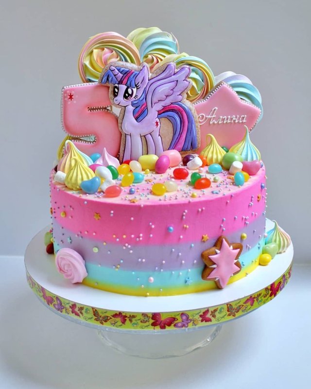 Торт my little Pony Искорка