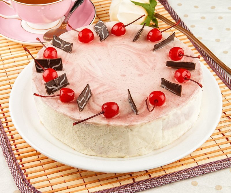 Клубничный чизкейк макдональдс
