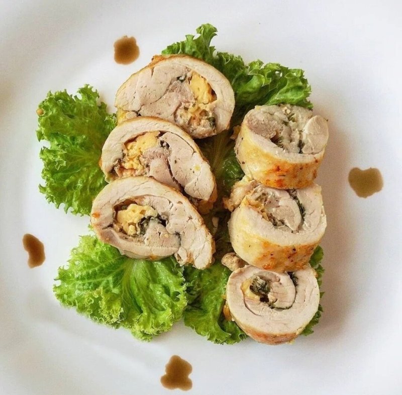 Куриные рулетики с сыром