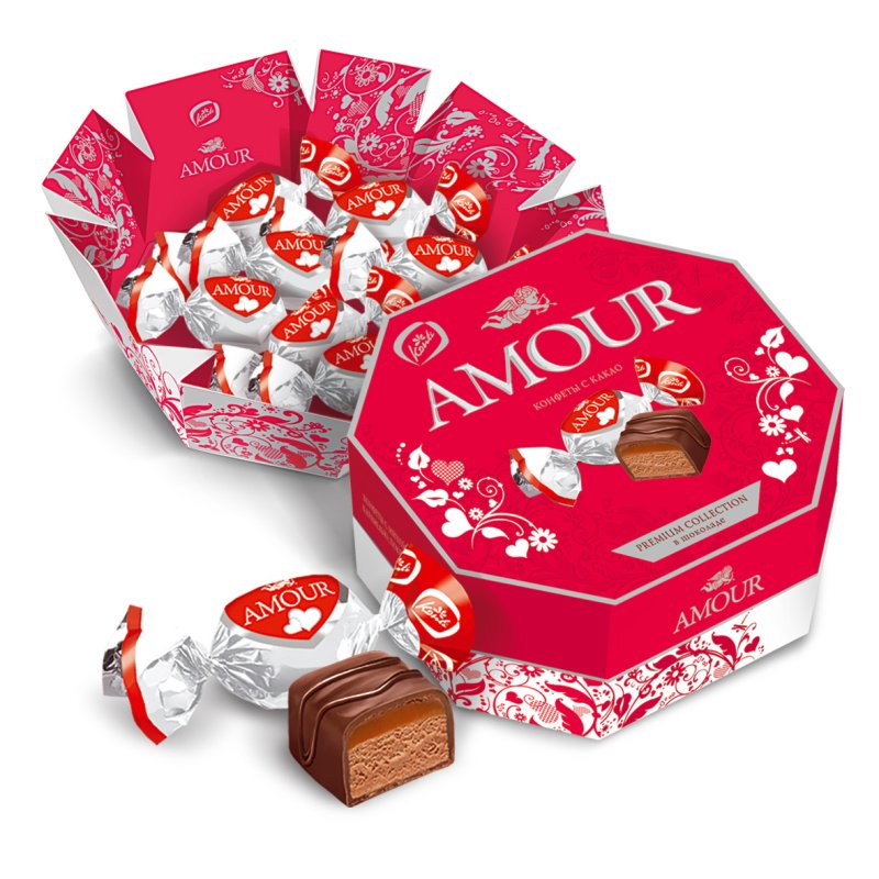 Конфеты в коробке merletto