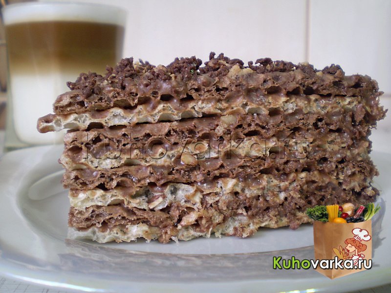 Торт из вафель