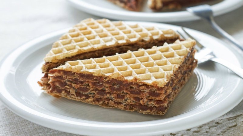 Крем для вафельных коржей со сгущенкой
