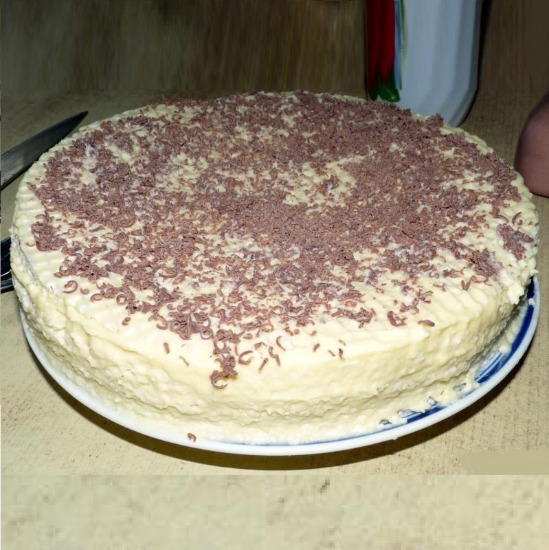 Вафельный торт с вареной сгущенкой