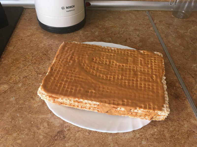 Вафельный торт из детства