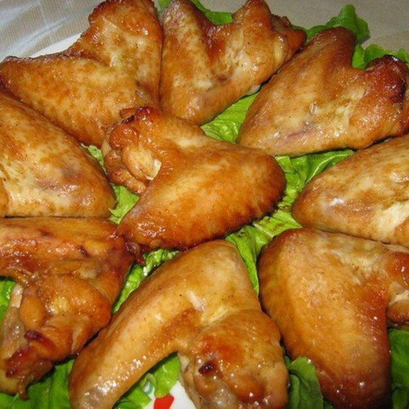 Жареные куриные крылышки
