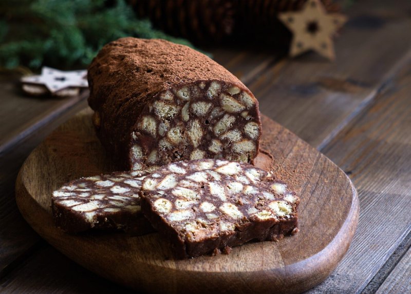 Шоколадная колбаса купить