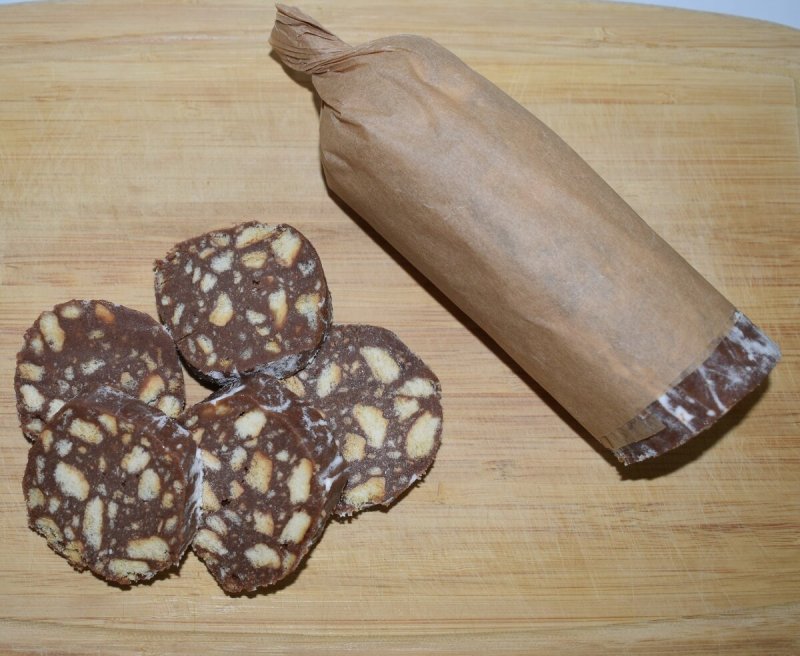 Шоколадная колбаса СССР