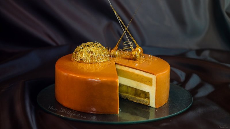Украшение для торта из карамели