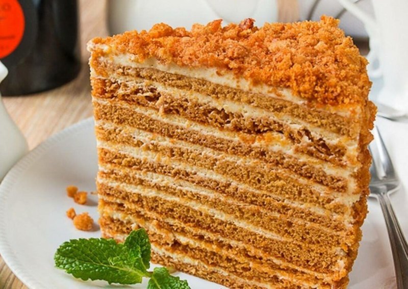 Медовик Рыжик коржи