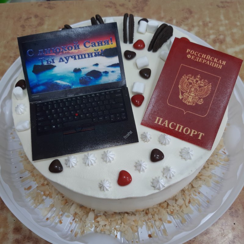 Торт паспорт кремовый