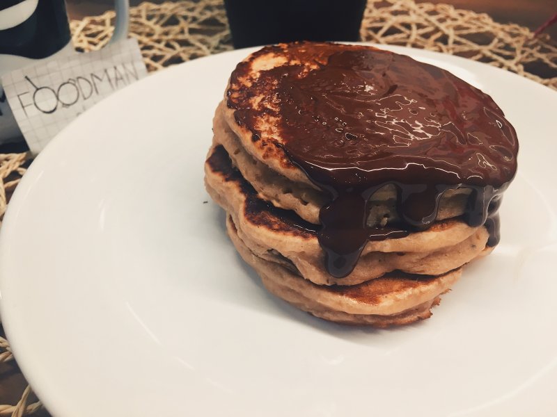 Черничный панкейк