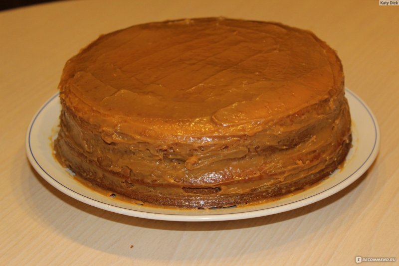Вафельный тор со сгущенкой