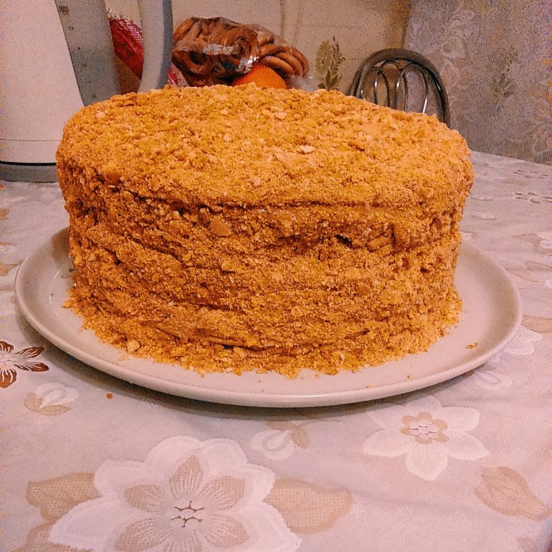 Торт с вафельными коржами